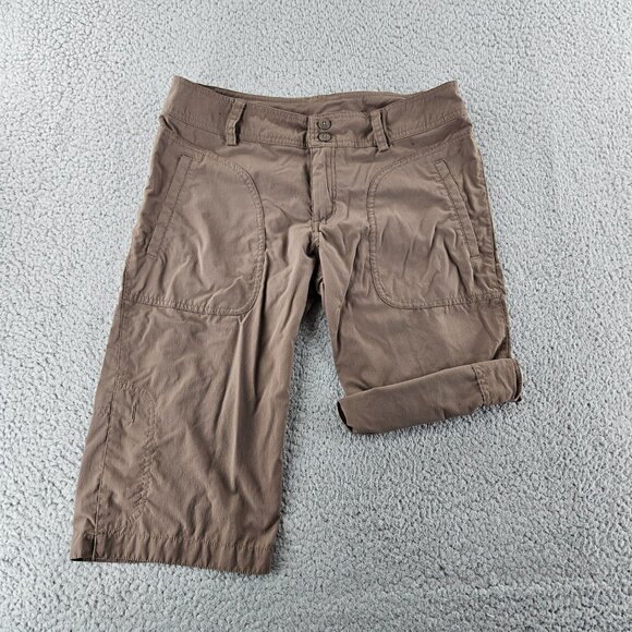 Patagonia Shorts Womens 4 Outdoor Hiking Nylon Stretch Trail Lightweight - Picture 1 of 13